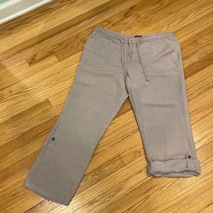 Merona Ladies Pants XL Linen Rayon Lavender Shade